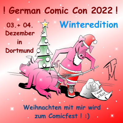 GCC Dortmund Winteredition 2022
!!! GERMAN COMIC CON - WINTEREDITION !!! - Sie steht nun vor der Tür, nächste Woche ist es soweit ! In Dortmund am 03. und 04. Dezember 2022 kommt sie vorbeigeschneit - und weht mich auch dazu.