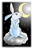 Hase in Space - Mein Häschen träumt... und reist durch das All zum Mond. Dieses DREAM-Motiv ist auch als Poster über mich zu bekommen.