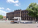 Schlossplatz. Hier wird der Comicbus stehen.